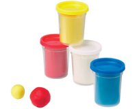 Creativ Pâte à modeler, 4 couleurs fantaisie, 456 g