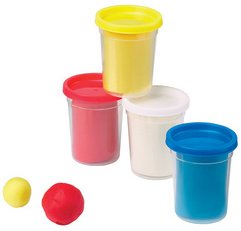 Creativ Boetseerklei, 4 fantasiekleuren, 456 g