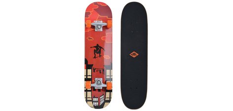 Skateboard 'Kicker 31' Red Parkour