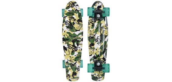 Skateboard rétro Free Spirit Camouflage