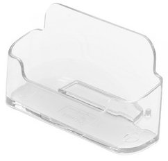 Porte-cartes de visite, 1 compartiment, noir