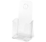 Porte-brochures, incliné, 1/3 A4 portrait