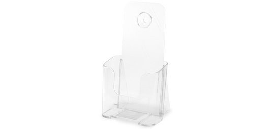 Porte-brochures, incliné, 1/3 A4 portrait