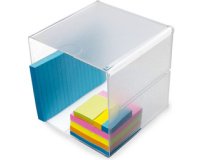 Opbergdoos Dubbele Kubus, transparant