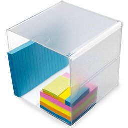 Opbergdoos Cube, 1 vak, transparant