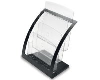 Porte-brochures Contemporary, A4, noir