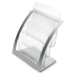 Porte-brochures Contemporary, A4, noir