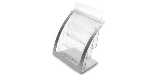 Porte-brochures Contemporary, A4, noir