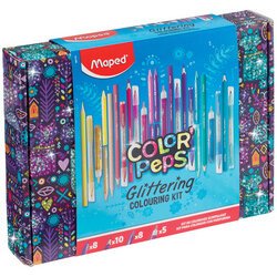 Kit de coloriage Glittering COLOR'PEPS, 31 pièces