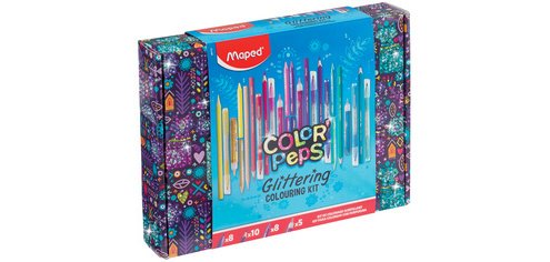 Kit de coloriage Glittering COLOR'PEPS, 31 pièces