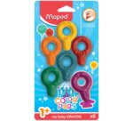 my baby Craie de coloriage COLOR'PEPS, blister de 6