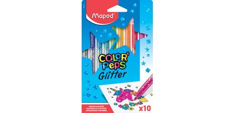 Feutre pailleté COLOR'PEPS, étui carton de 10