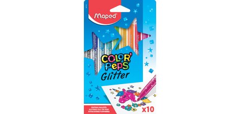 Feutre pailleté COLOR'PEPS, étui carton de 10