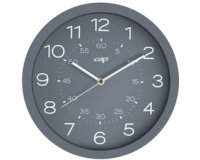 Mineral by Cep horloge murale, magnetique, diamètre 30 cm, gris