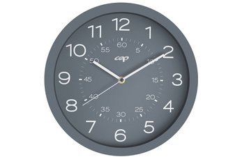 Mineral by Cep horloge murale, magnetique, diamètre 30 cm, gris