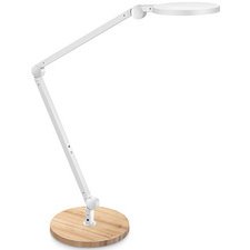 CEP Lampe de bureau LED GIANT Silva, chêne/blanc