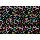 Papier cadeau 'Sprinkles black', sur rouleau