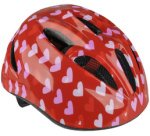 Casque de vélo pour enfants 'Coeurs', taille: XS/S