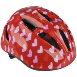 Casque de vélo pour enfants 'Coeurs', taille: XS/S