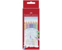 FABER-CASTELL Crayons de couleur COLOUR PASTELL, étui de 10