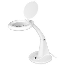 Lampe loupe à LED, 2 lentilles, blanc