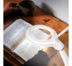 Lampe loupe à LED, 2 lentilles, blanc