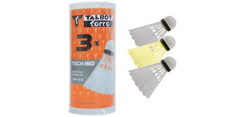 Volant de badminton Tech 150,couleurs assorties