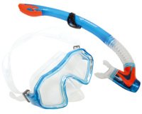 Set masque/tuba Junior 'Barbados', 2 pièces, bleu