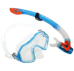 Set masque/tuba Junior 'Barbados', 2 pièces, bleu