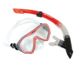 Set masque/tuba Junior 'Fiji', 2 pièces, rouge