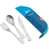 PICNIK Bestekset CONCEPT KIDS, etui zilver/blauw