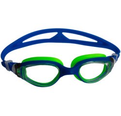 Lunettes de natation Junior 'Capri', bleu/vert