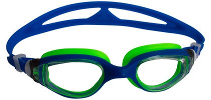 Lunettes de natation Junior 'Capri', bleu/vert