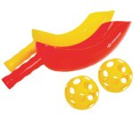 Jeu de lancer & de réception 'Scoop Ball', jaune