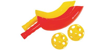 Jeu de lancer & de réception 'Scoop Ball', jaune