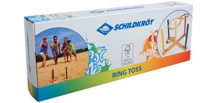 Jeu de lancer d'anneau 'Ring Toss', en bois