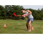 Set de fun hockey, 4 pièces, rouge / jaune