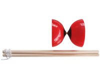 Diabolo, en polyéthylène, rouge