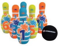 Kegelspel van neopreen, 7 stuks