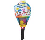 Set de raquettes géantes, bleu / rouge