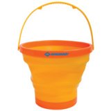 Seau de plage, pliable, orange