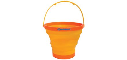 Seau de plage, pliable, orange