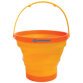 Seau de plage, pliable, orange