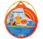 Seau de plage, pliable, orange