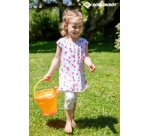 Seau de plage, pliable, orange