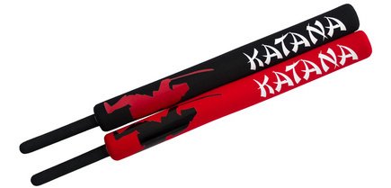 Set aus flexiblen Schwertern 'Katana', 2 Stück