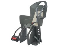 Siège enfant de vélo, gris / noir