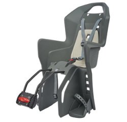 Siège enfant de vélo, gris / noir