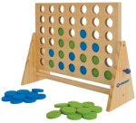 4 à la suite, jeu classique en bois