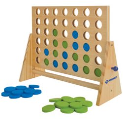 4 op een rij, klassiek houten spel